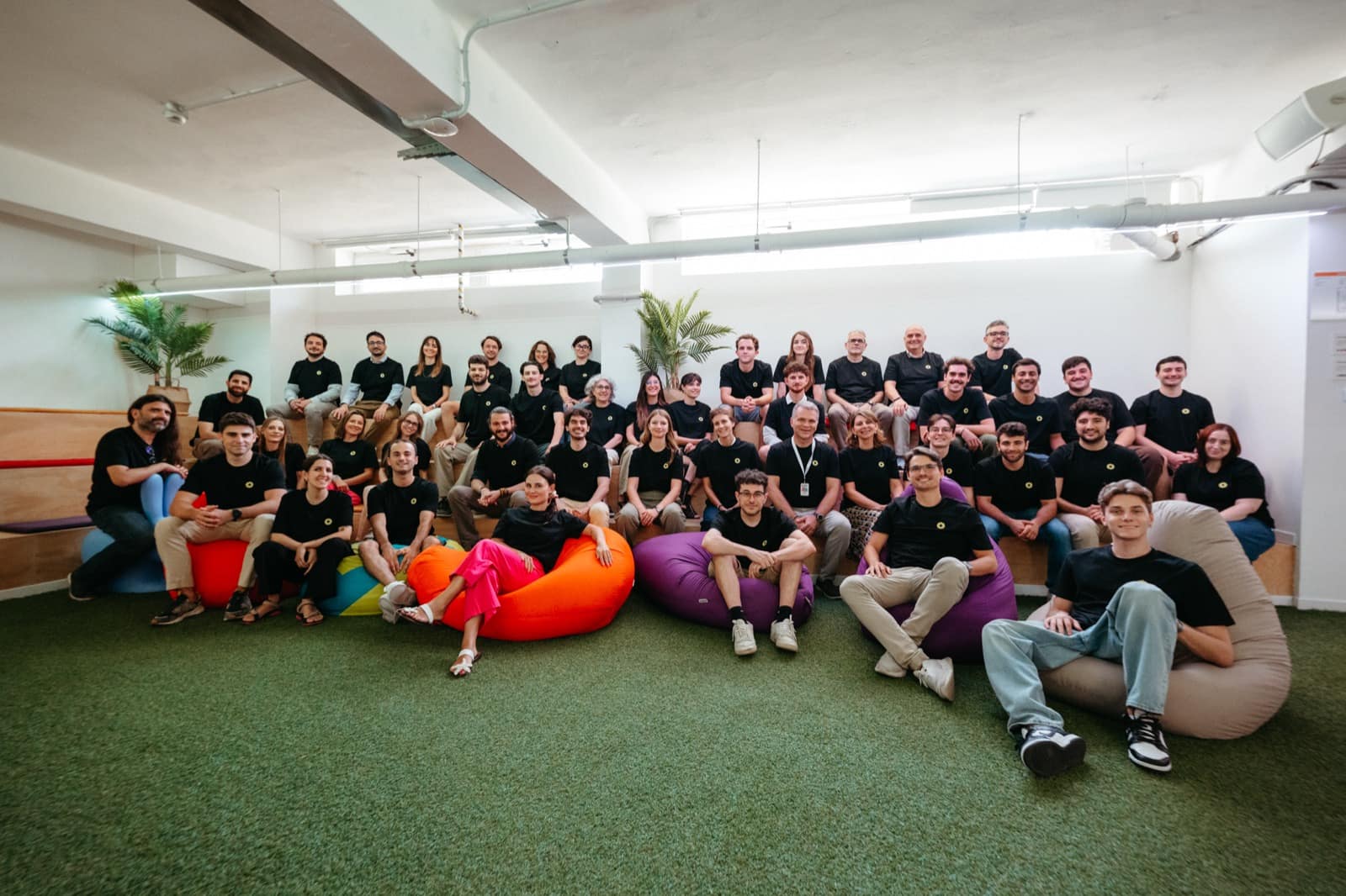 The Yellow Tech team at their Milan headquarters
